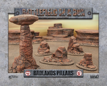 Badlands Pillars - Mars (x5) - 30mm
