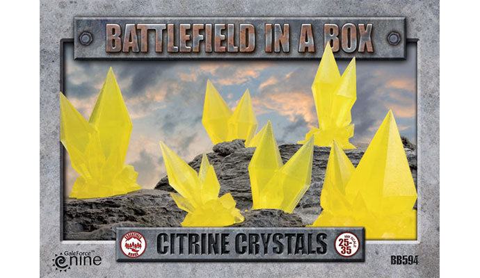 Citrine Crystals - Yellow - (x6) - 30mm