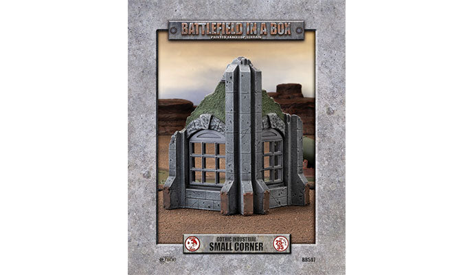 Gothic Industrial - Small Corner (x1) - 30mm