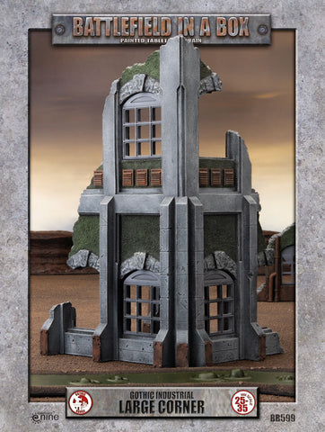 Gothic Industrial - Large Corner (x1) - 30mm