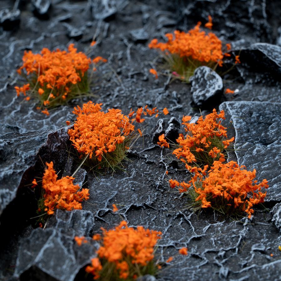 Gamers Grass: Tufts 6mm Orange Flowers (Wild)