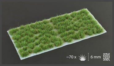 Gamers Grass: Tufts 6mm Strong Green (Wild)