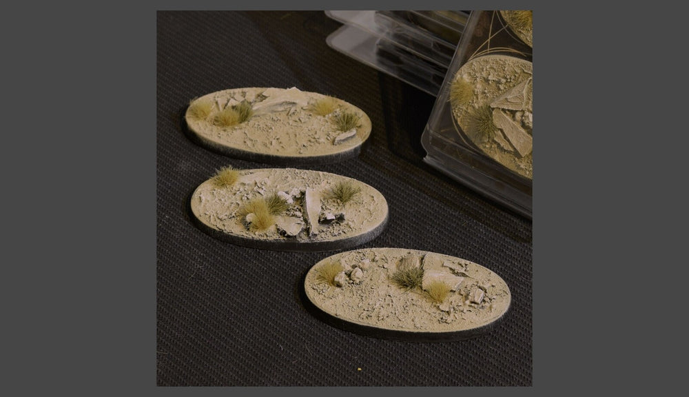 Arid Steppe Bases Oval 75mm (x3)