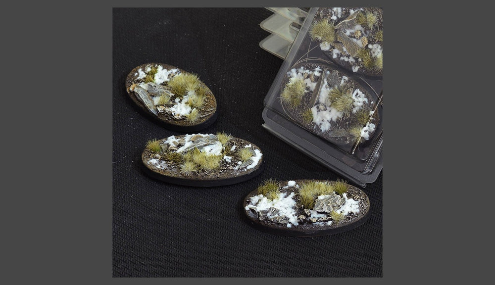 Winter Bases Oval 75mm (x3)