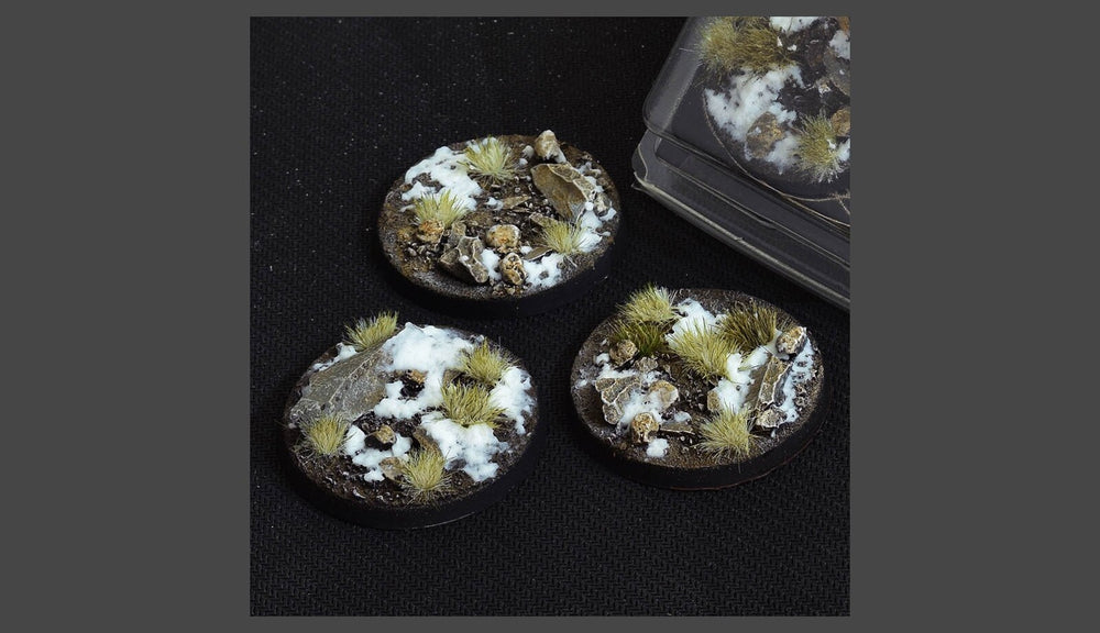 Winter Bases Round 50mm (x3)