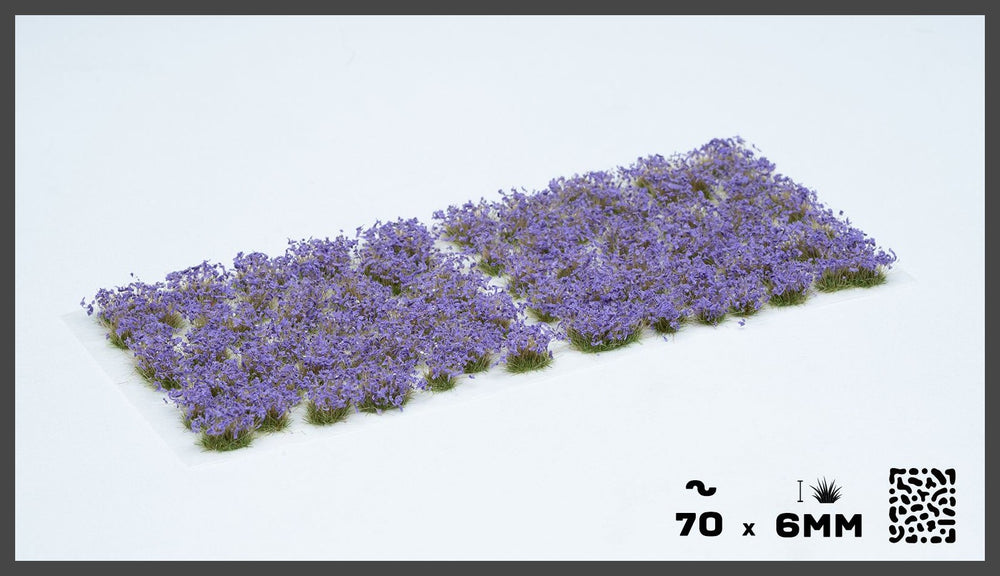 Gamers Grass: Tufts 6mm Violet Flowers (Wild)