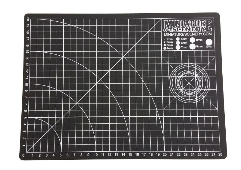 Miniature Scenery: Cutting Mat Black
