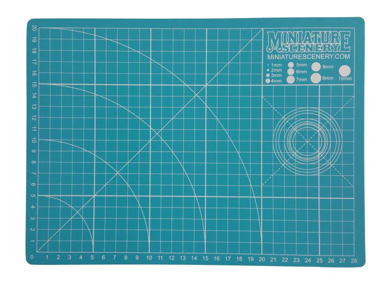 Miniature Scenery: Cutting Mat Blue