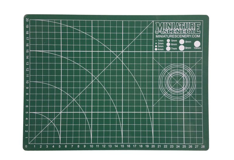 Miniature Scenery: Cutting Mat Green