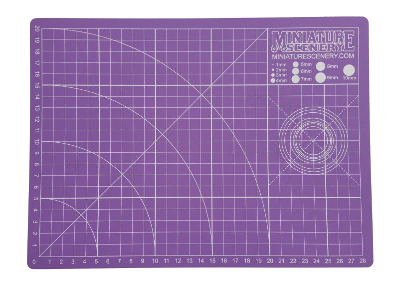 Miniature Scenery: Cutting Mat Purple