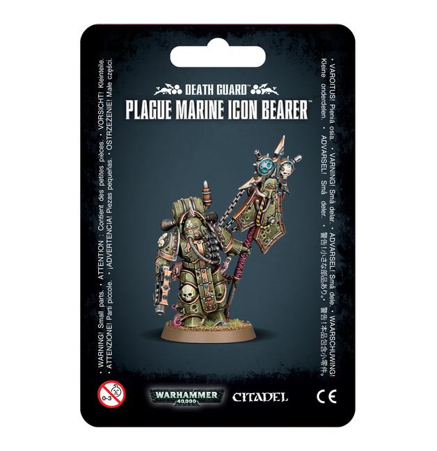 Warhammer 40000: Death Guard Plague Marine Icon Bearer