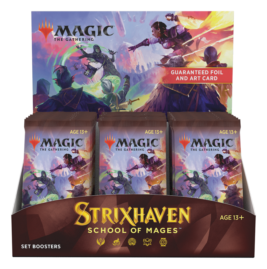 Magic: Strixhaven School of Mages Set Booster Display