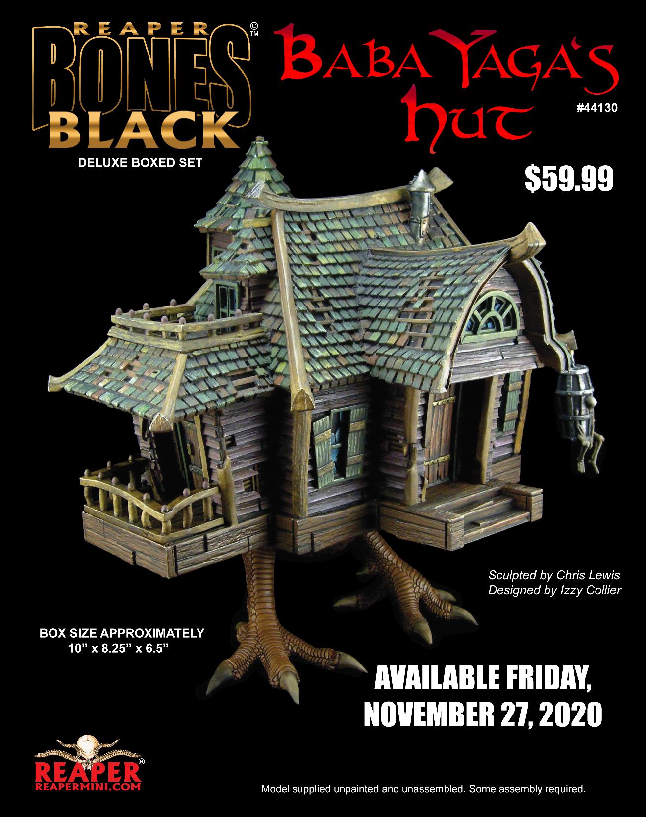 Reaper Bones Black: Baba Yaga's Hut