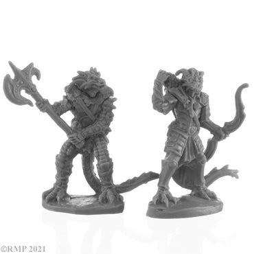 Reaper Bones Black: Dragonfolk Fighter and Ranger