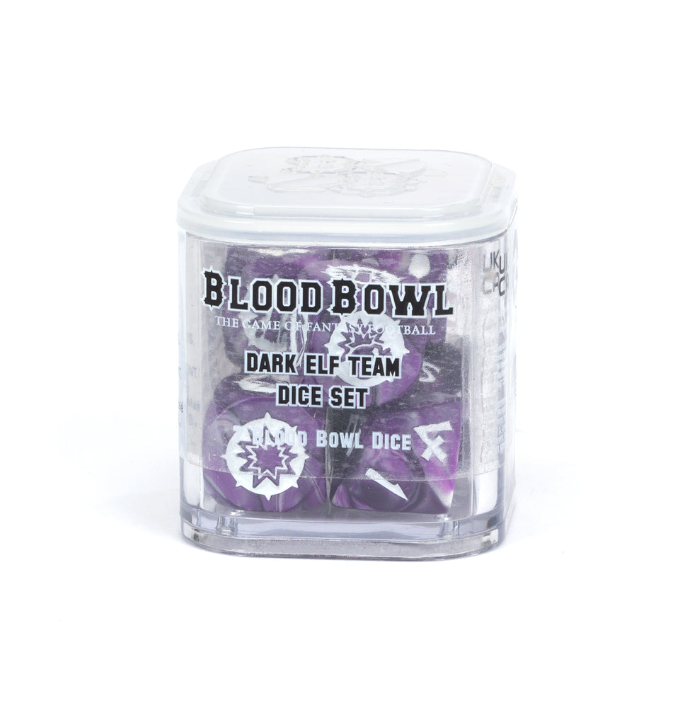 Blood Bowl: Dark Elf Team Dice Set (Obsolete)