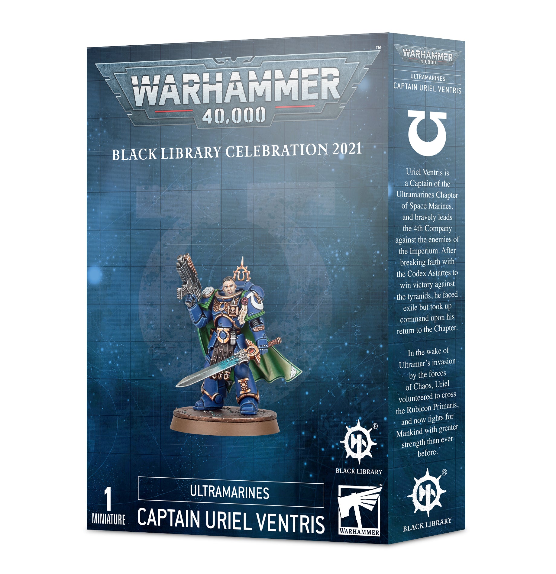 Warhammer 40000: Ultramarines Captain Uriel Ventris