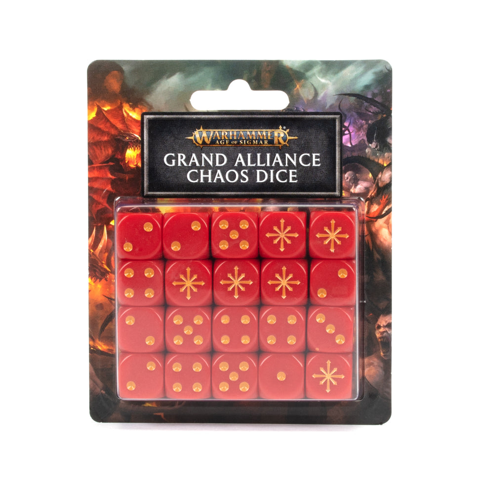 Age of Sigmar: Grand Alliance Chaos Dice Set (Obsolete)