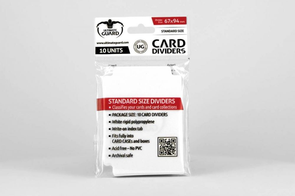 Ultimate Guard: Card Dividers Standard Size White (10)