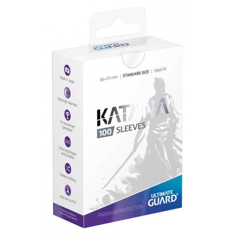 Ultimate Guard Katana Standard Size Sleeves Transparent (100)