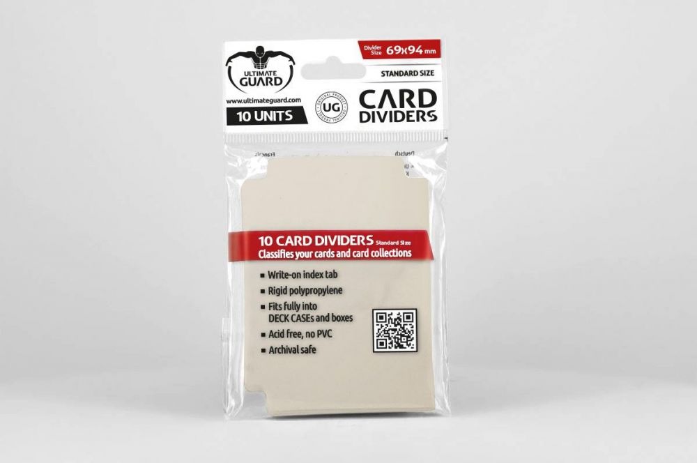 Ultimate Guard: Card Dividers Standard Size Sand (10)