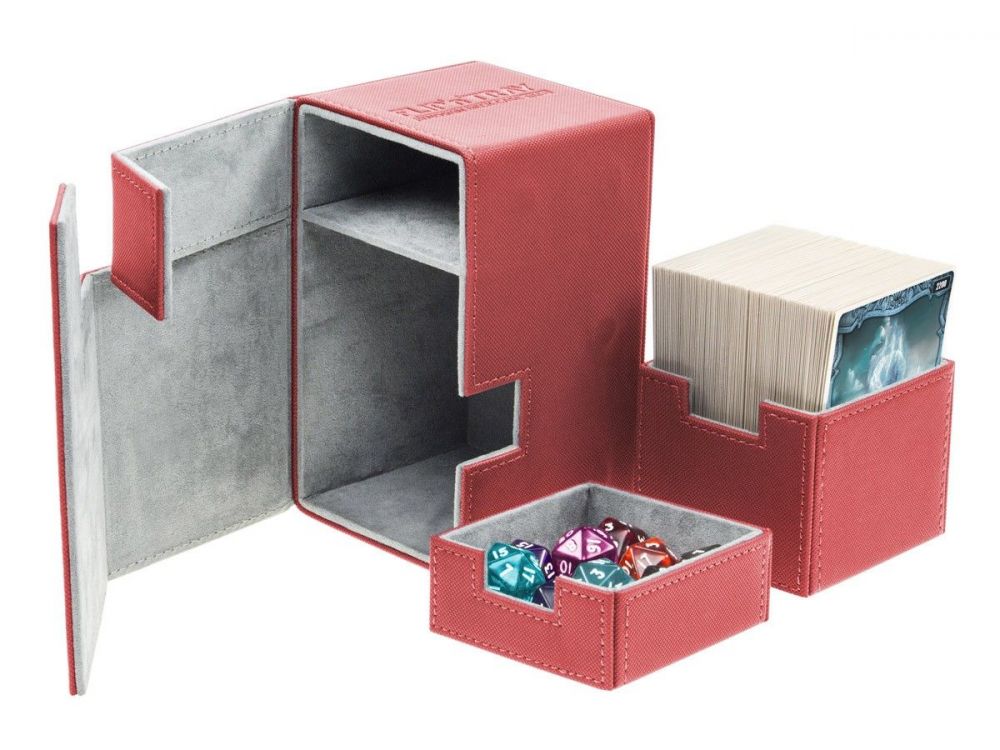 Ultimate Guard Flip n Tray Deck Case 100+ Xeno Red