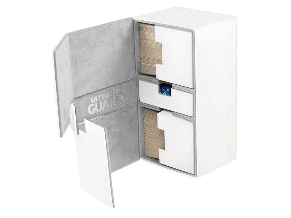 Ultimate Guard Twin Flip n Tray Deck Case 200+ Xeno White