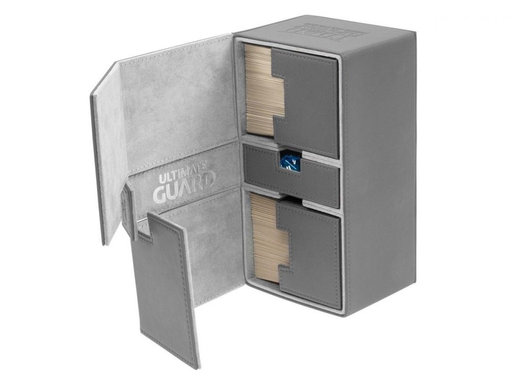 Ultimate Guard Twin Flip n Tray Deck Case 200+ Xeno Grey