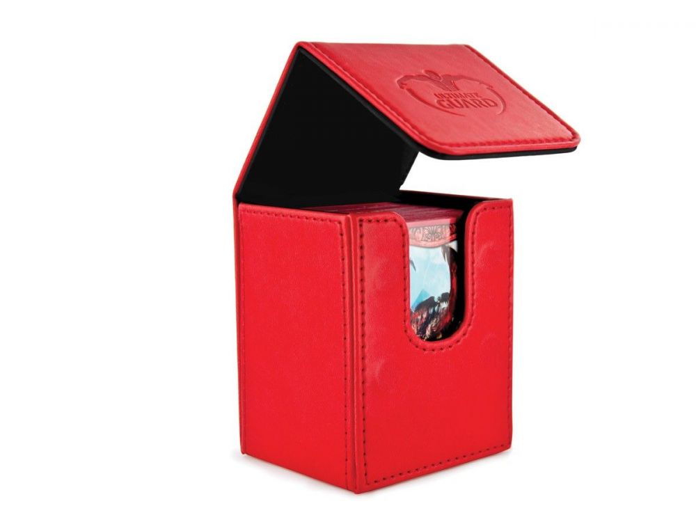 Ultimate Guard Flip Deck Case 100+ Xeno Skin Red