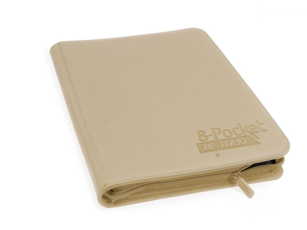 Ultimate Guard 8 Pocket Zipfolio Xeno Sand Folder