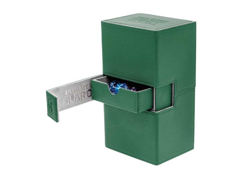 Ultimate Guard Twin Flip n Tray Deck Case 160+ Xeno Green
