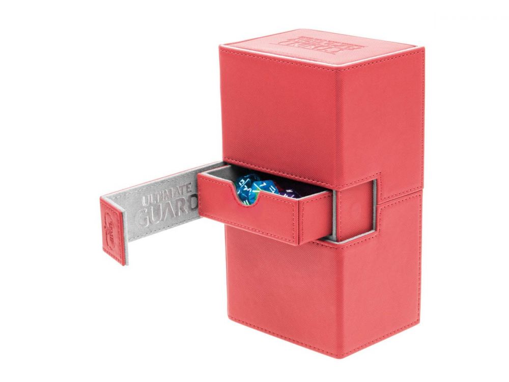 Ultimate Guard Twin Flip n Tray Deck Case 160+ Xeno Red