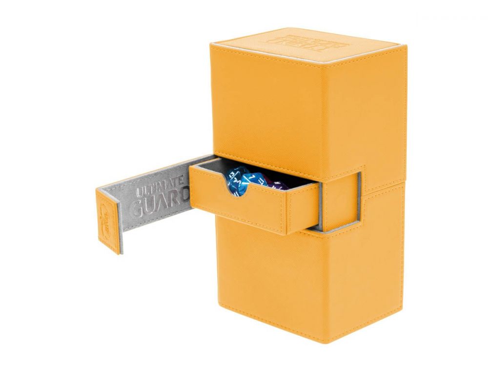 Ultimate Guard Twin Flip n Tray Deck Case 160+ Xeno Amber