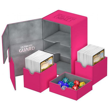 Ultimate Guard Twin Flip n Tray Deck Case 160+ Xeno Pink