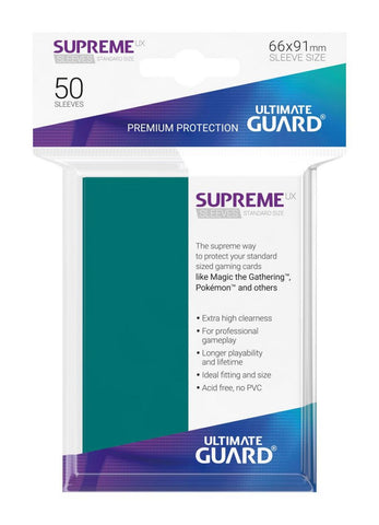 Ultimate Guard Supreme UX Sleeve Petrol Blue Matte (50)