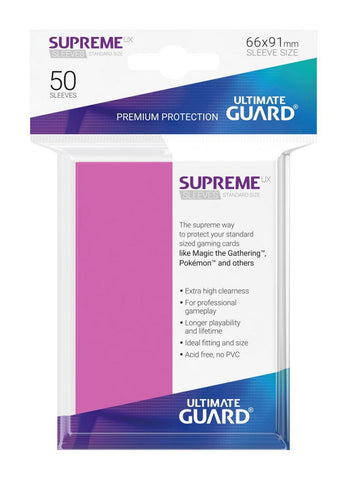 Ultimate Guard Sleeves Supreme UX  Matte Pink (50