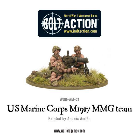 Bolt Action: US Marine Corps M1917 MMG Team