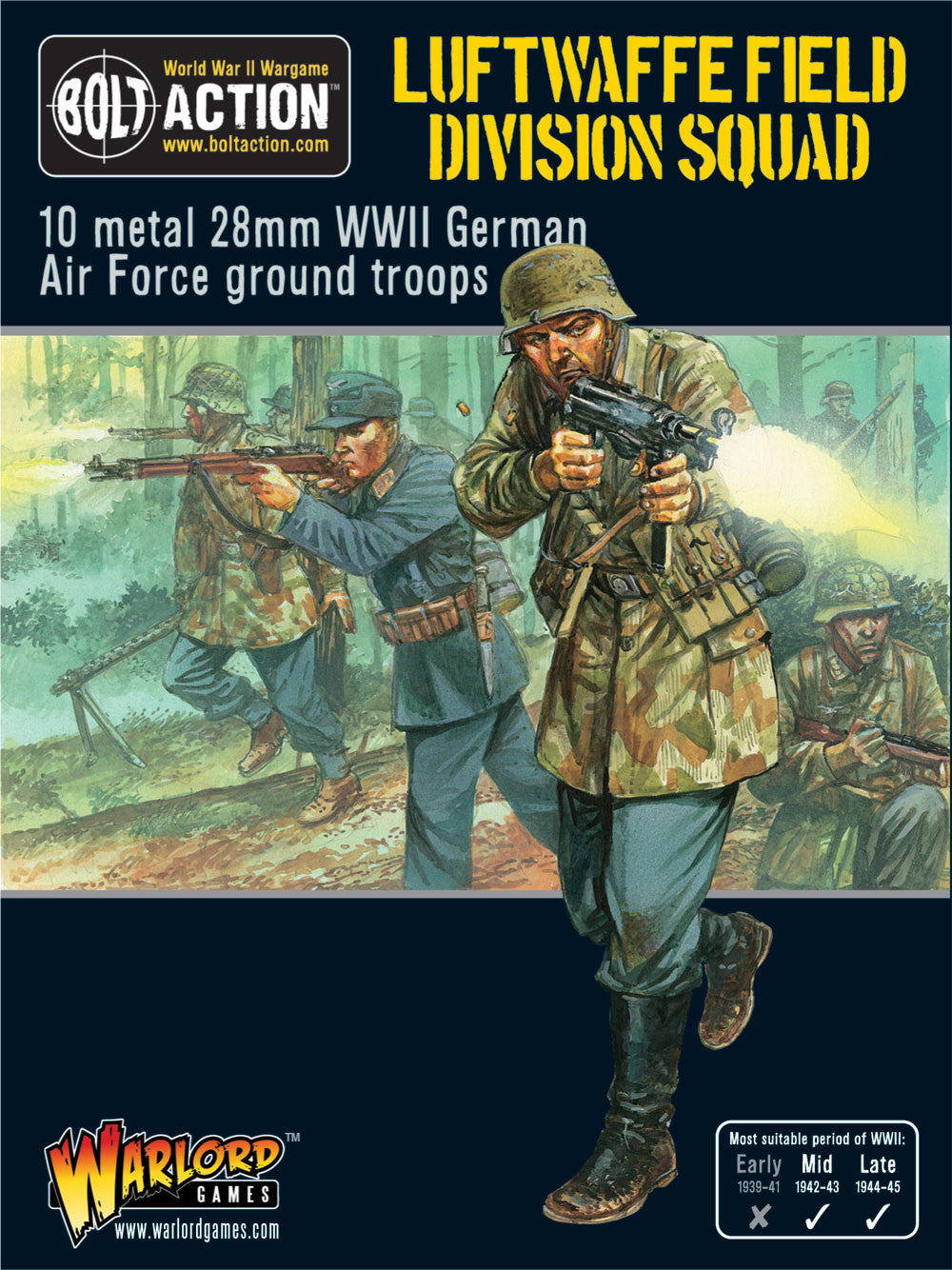 Bolt Action: German Luftwaffe Field Division Squad