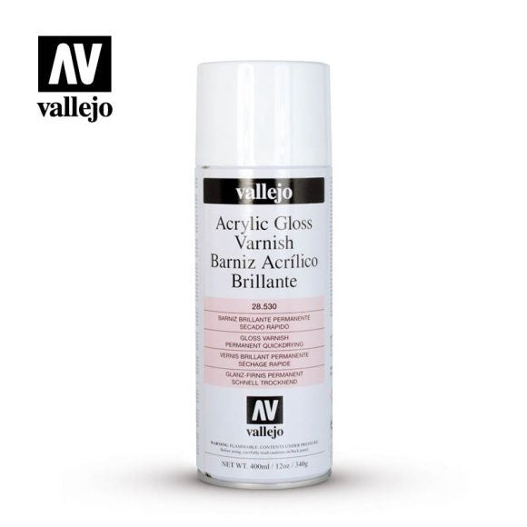 Vallejo: Aerosol: Gloss Varnish 400ml