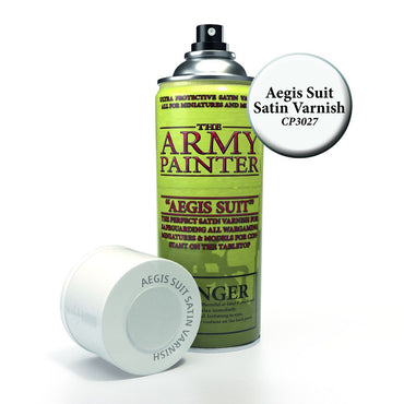 Army Painter: Colour Primer Spray Aegis Suite Satin Varnish 400ml