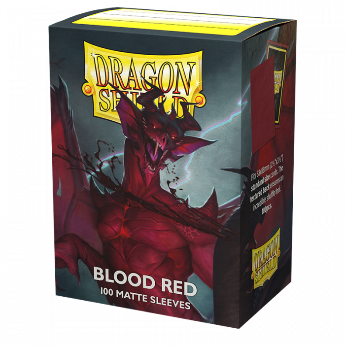 Dragon Shield Sleeves STD Matte Blood Red (100)