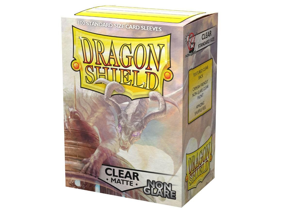 Dragon Shield Sleeves STD Matte Non Glare Clear (100)