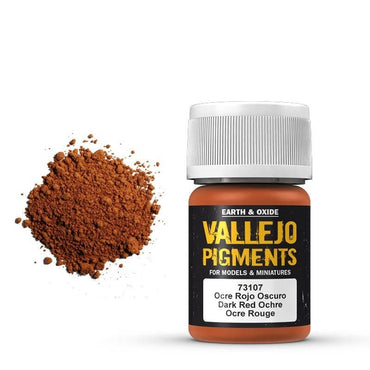 Vallejo: Pigments: Dark Red Ochre 30ml