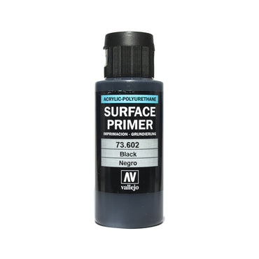 Vallejo: Surface Primer: Black 60 ml