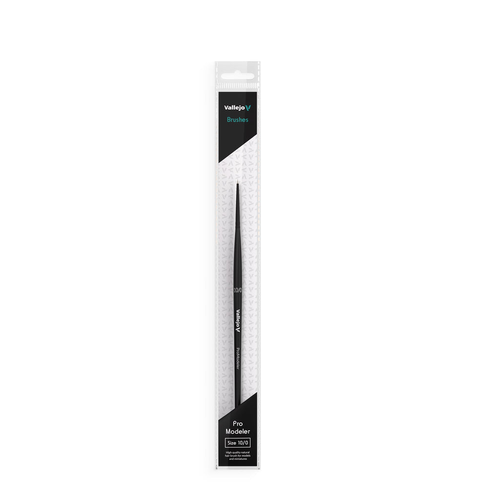 Vallejo: Brushes: Pro Modeler Natural Hair Round Brush No. 10/0