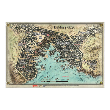 D&D Descent Into Avenus Baldurs Gate Map