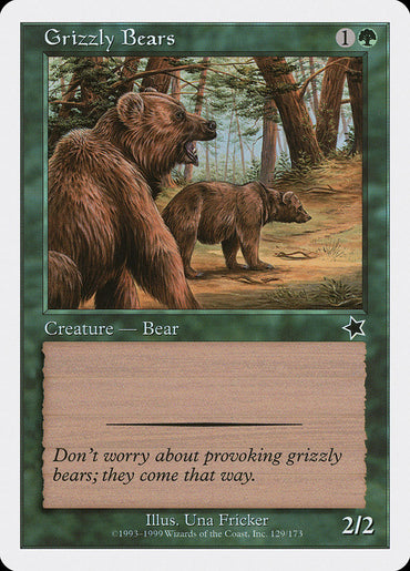 Grizzly Bears [Starter 1999]