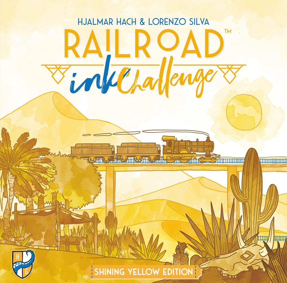 Railroad Ink Challenge Shining Yellow