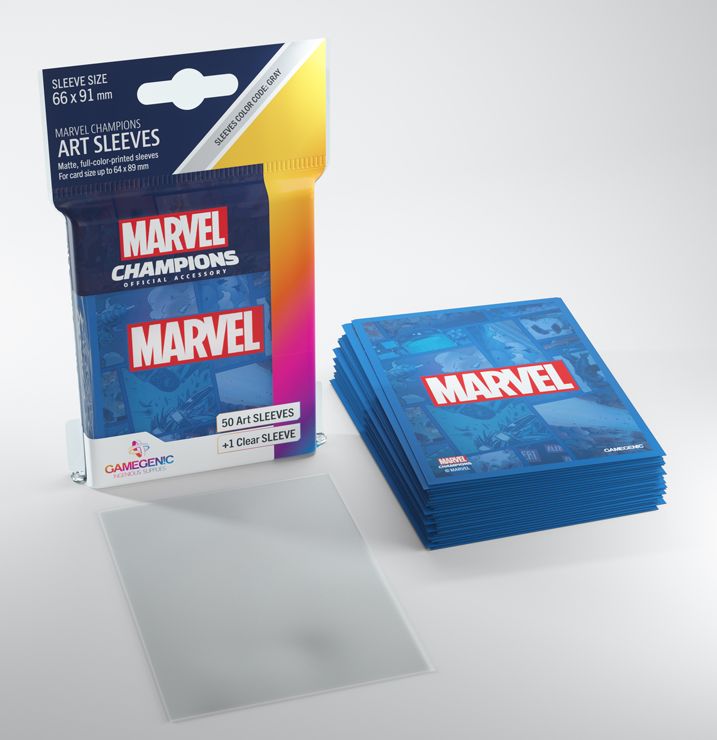 Gamegenic: Marvel Champions Art Sleeves Marvel Blue