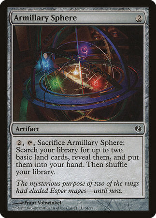 Armillary Sphere [Duel Decks: Venser vs. Koth]