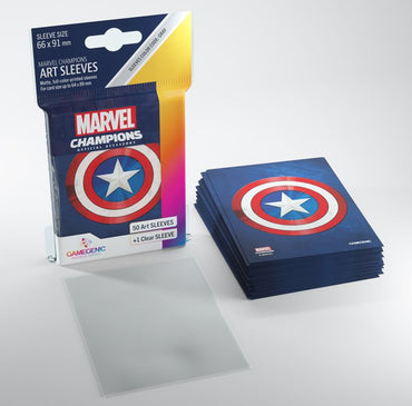 Gamegenic: Marvel Champions Art Sleeves Captain America